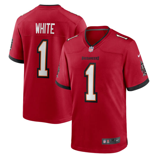 Tampa Bay Buccaneers Rachaad White Red Game Player Jersey