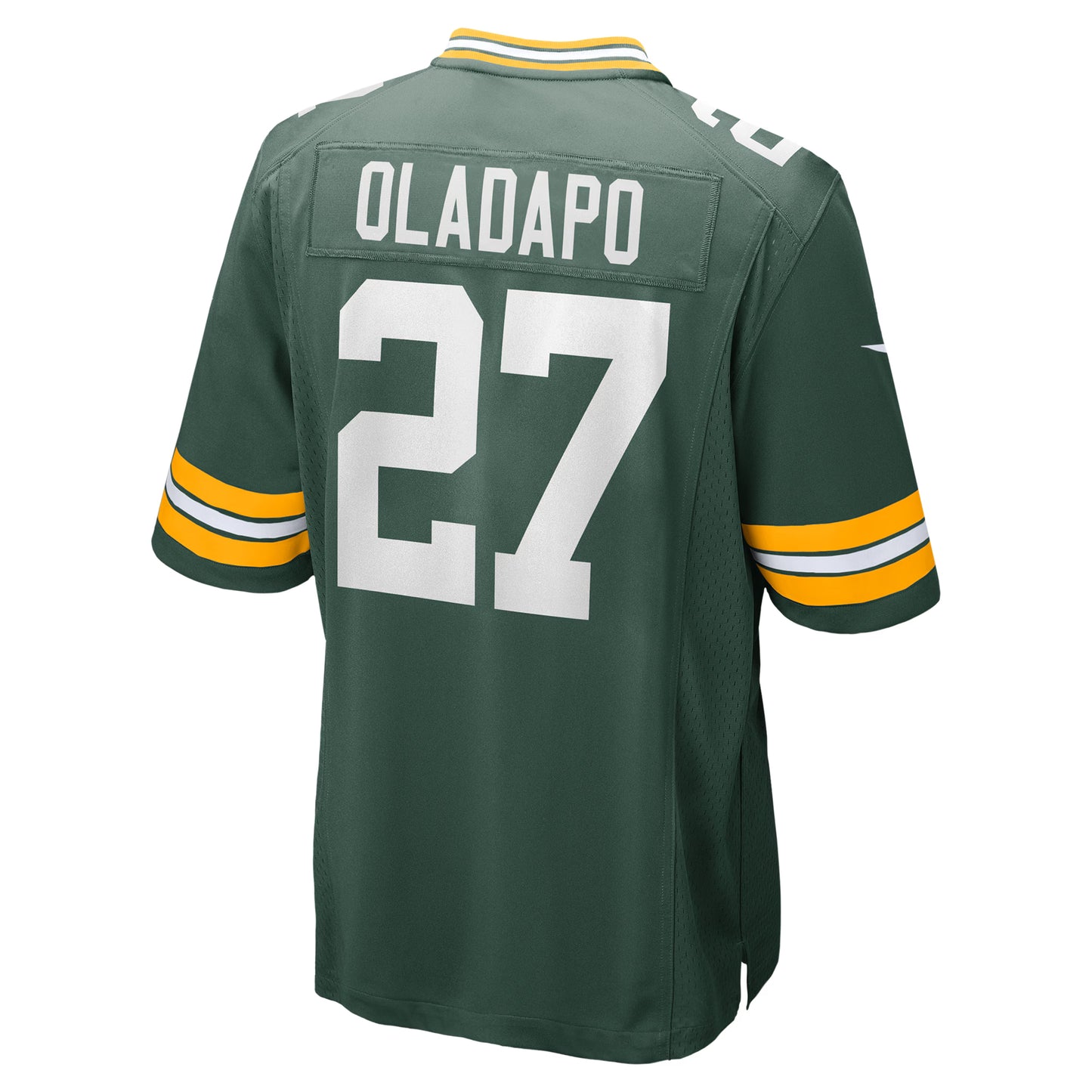 Green Bay Packers Kitan Oladapo Green Game Jersey