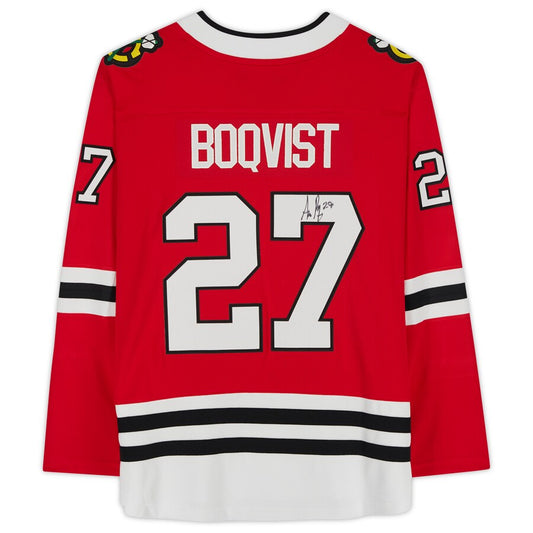 C.Blackhawks #27 Adam Boqvist   Breakaway Jersey Red Stitched American Hockey Jerseys
