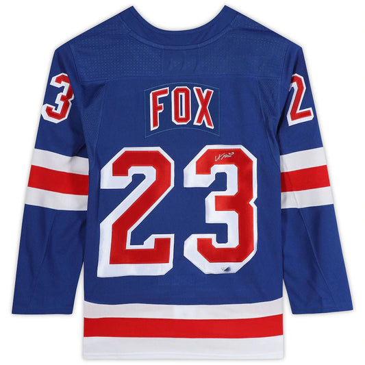 NY.Rangers #23 Adam Fox   Jersey Royal Stitched American Hockey Jerseys
