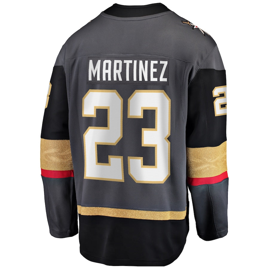 V.Golden Knights #23 Alec Martinez Breakaway Alternate Player Jersey Gray Stitched American Hockey Jerseys