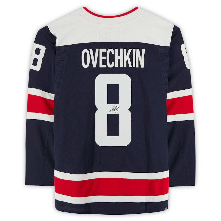 W.Capitals #8 Alex Ovechkin   Alternate Navy Stitched American Hockey Jerseys