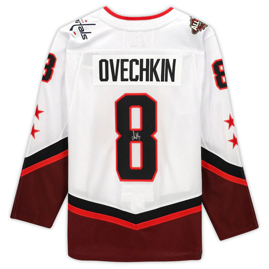 W.Capitals #8 Alex Ovechkin   2022 All-Star Game Jersey White Stitched American Hockey Jerseys