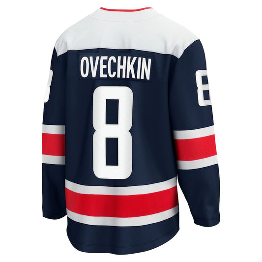 W.Capitals #8 Alex Ovechkin 2020-21 Alternate Premier Breakaway Player Jersey Navy Stitched American Hockey Jerseys