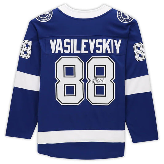 TB.Lightning #88 Andrei Vasilevskiy   Breakaway Jersey Blue Stitched American Hockey Jerseys