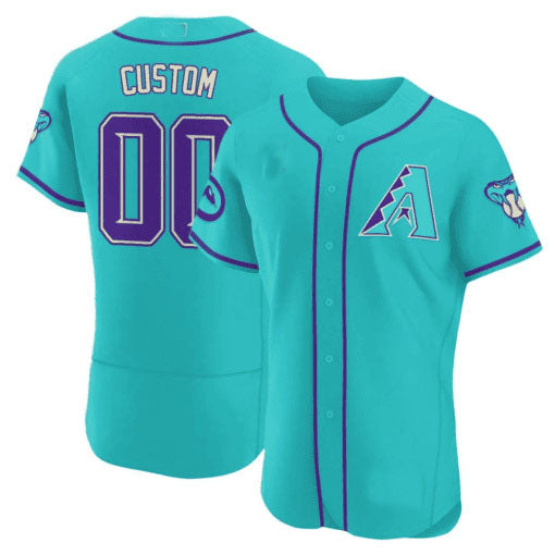 Custom Arizona Diamondbacks 2024 Teal Purple ?All Stitched Baseball Jersey