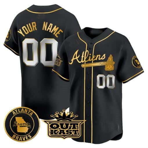 Custom Atlanta Braves Atliens Vapor Premier Limited C All Stitched Baseball Jersey
