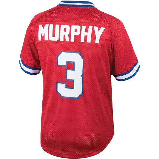 A.Braves #3 Dale Murphy  Cooperstown Collection Big & Tall Mesh Batting Practice Jersey - Red