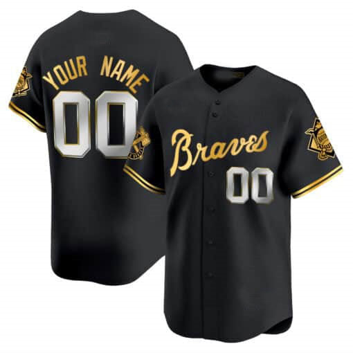 Custom Atlanta Braves Peaches n Cream Vapor Premier Limited C All Stitched Baseball Jersey
