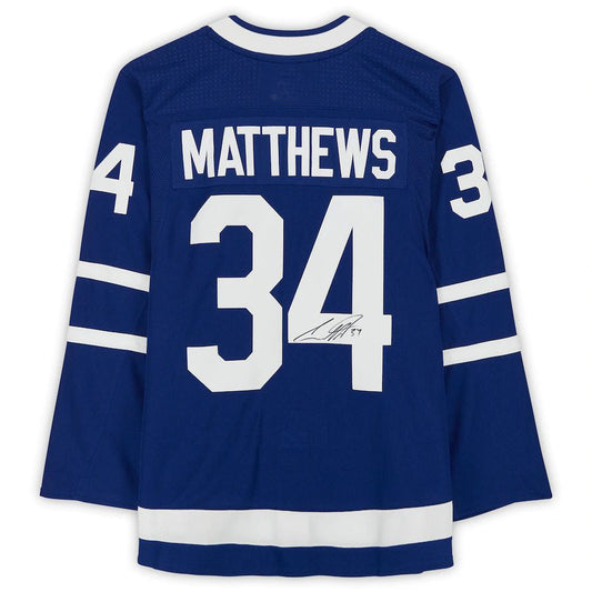 T.Maple Leafs #34 Auston Matthews   Alternate Captain Blue Stitched American Hockey Jerseys