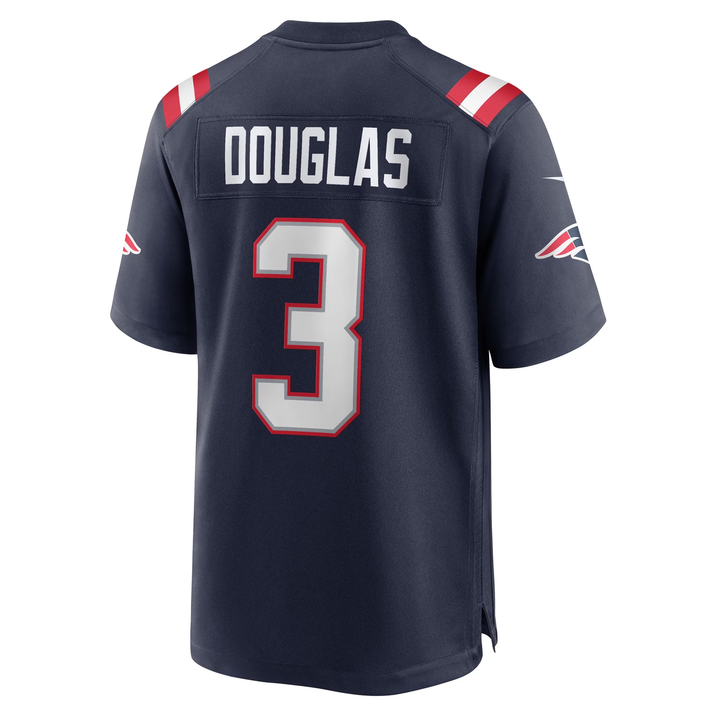 New England Patriots Demario Douglas Navy Game Jersey