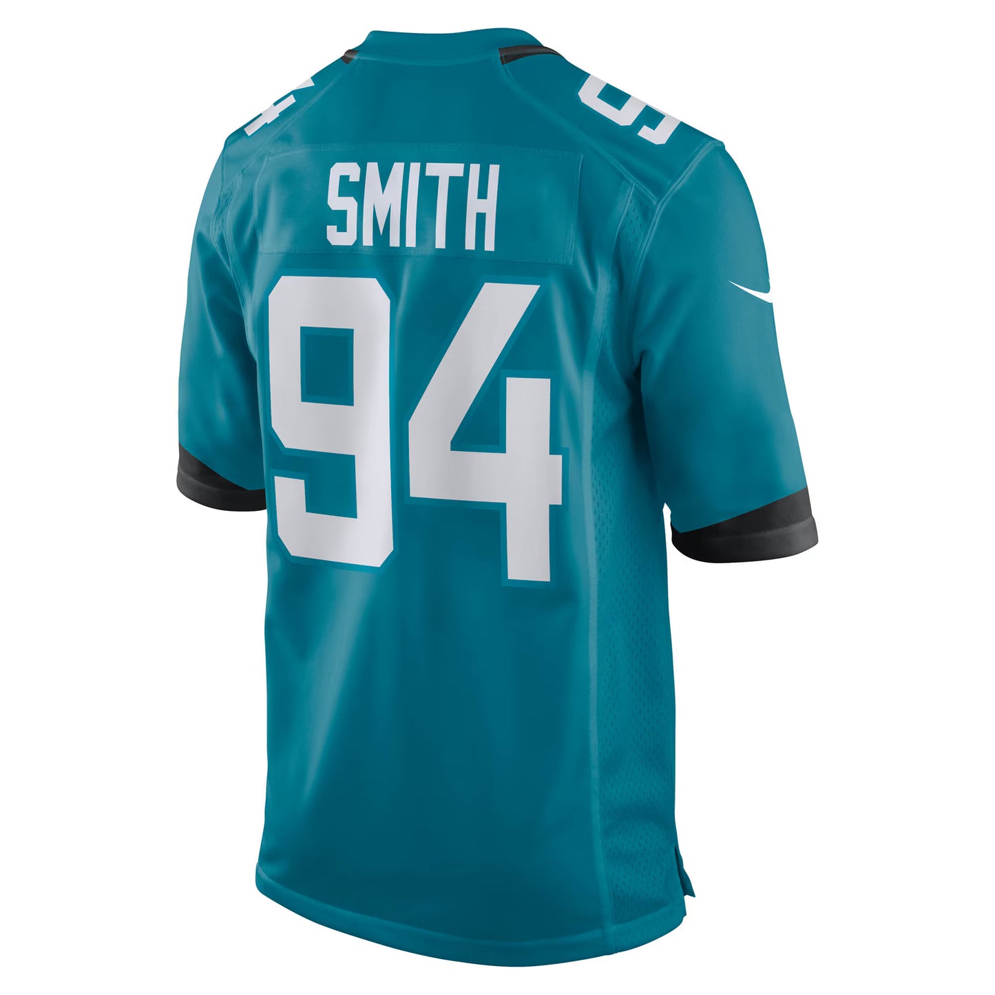 Jacksonville Jaguars Maason Smith Teal Team Game Jersey