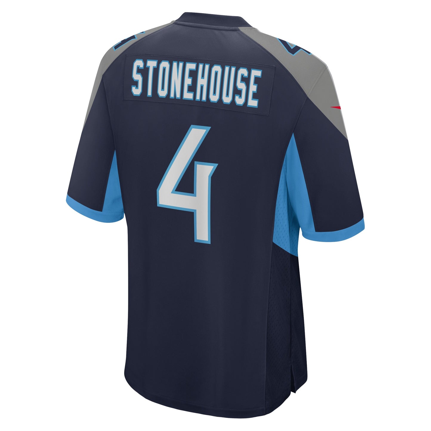 Tennessee Titans Ryan Stonehouse Navy Game Player Jersey