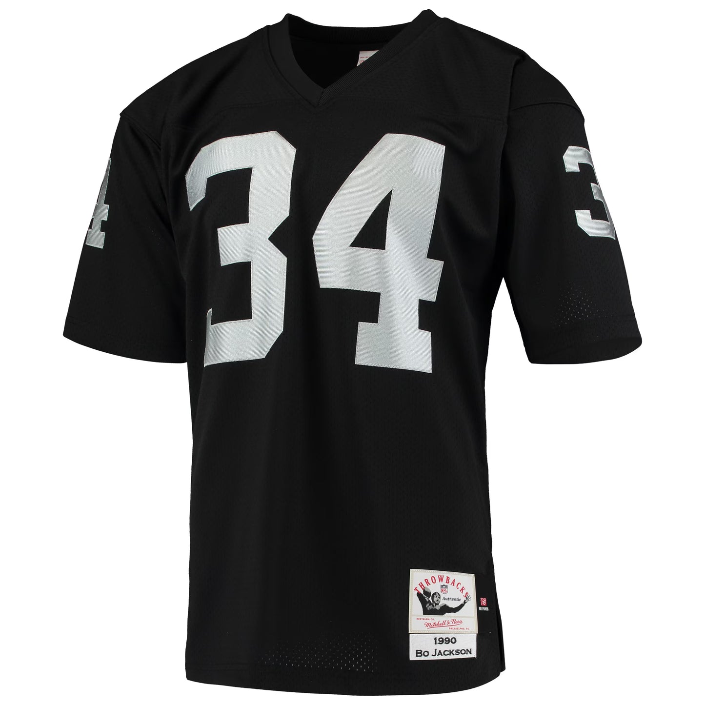 Las Vegas Raiders 1990 Bo Jackson Mitchell & Ness Black Authentic Throwback Retired Player Jersey