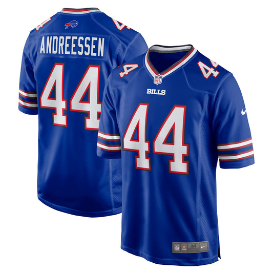 Buffalo Bills Joe Andreessen Royal Game Jersey