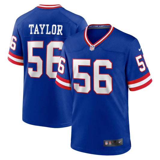 New York Giants Lawrence Taylor Royal Classic Retired Player Game Jersey