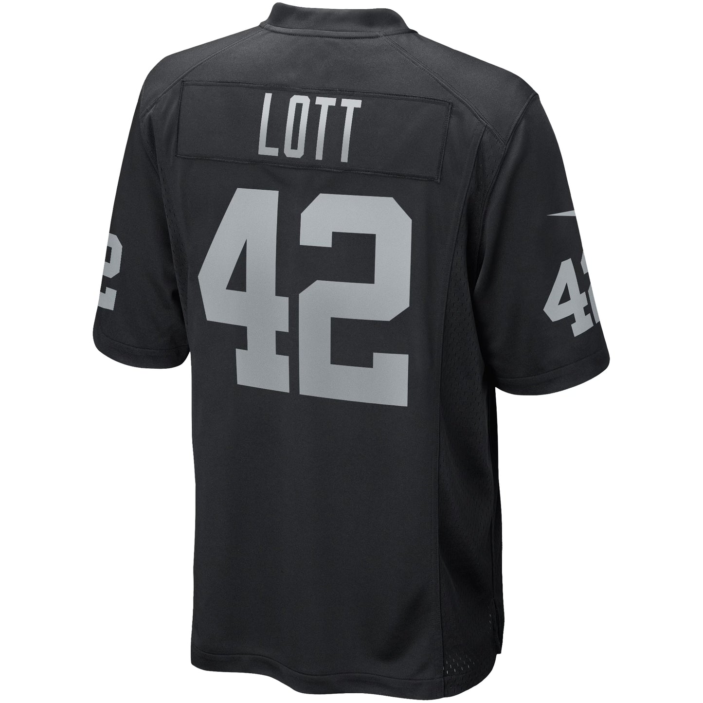 Las Vegas Raiders Ronnie Lott Black Game Retired Player Jersey