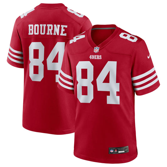 San Francisco 49ers Kendrick Bourne Scarlet Team Game Jersey