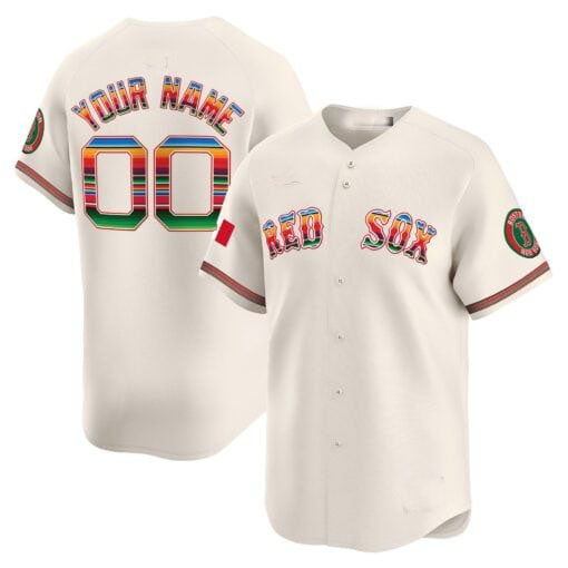 Custom Boston Red Sox Mexico Vapor Premier LimitedC All Stitched Baseball Jersey