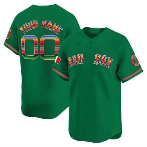 Custom Boston Red Sox Mexico Vapor Premier LimitedC All Stitched Baseball Jersey