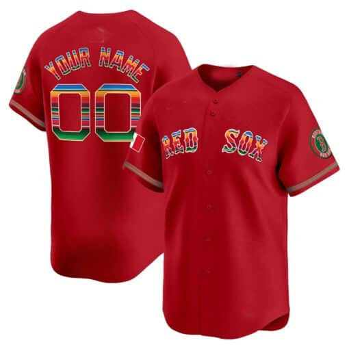 Custom Boston Red Sox Mexico Vapor Premier LimitedC All Stitched Baseball Jersey