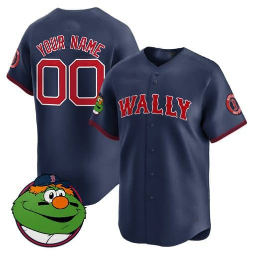 Custom Boston Red Sox Wally Vapor Premier LimitedC All Stitched Baseball Jersey