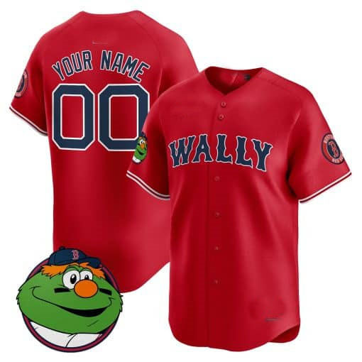 Custom Boston Red Sox Wally Vapor Premier LimitedC All Stitched Baseball Jersey