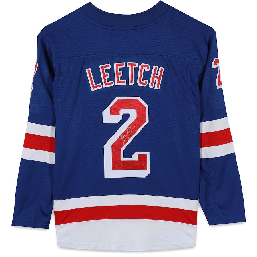 NY.Rangers #2 Brian Leetch   Breakaway Jersey Blue Blue Stitched American Hockey Jerseys