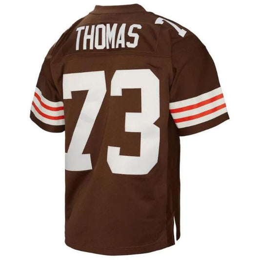 C.Browns #73 Joe Thomas  Brown 2007 Legacy Retired Player Jersey Stitched American Football Jerseys
