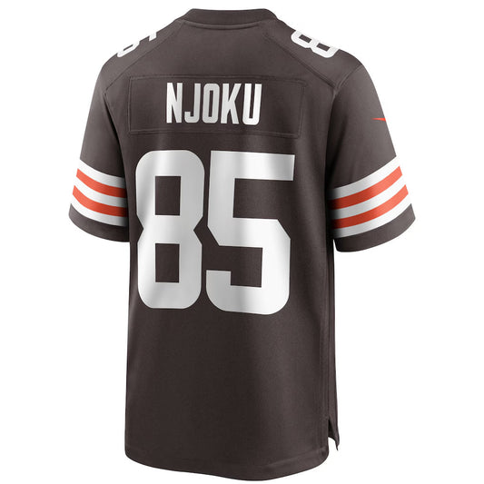 C.Browns #85 David Njoku Player Brown Home Game Football Jerseys