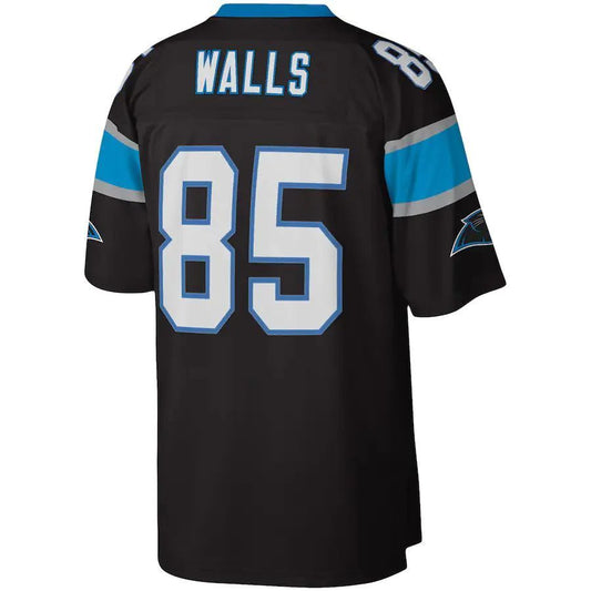 C.Panthers #85 Wesley Walls  Black 1996 Legacy Replica Player Jersey Stitched American Football Jerseys