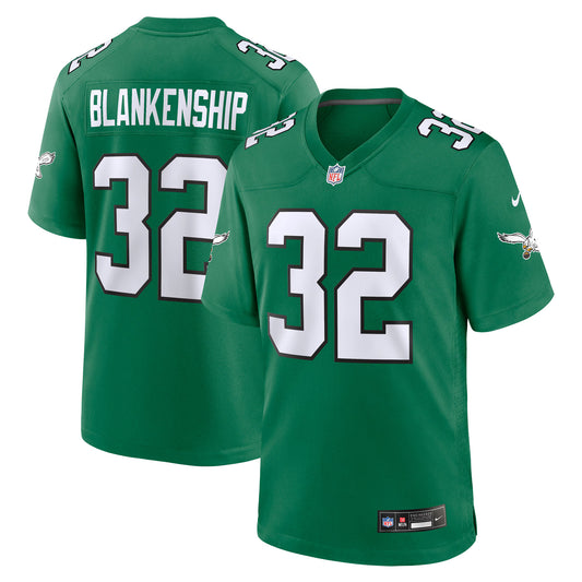 Philadelphia Eagles Reed Blankenship Kelly Green Alternate Game Jersey