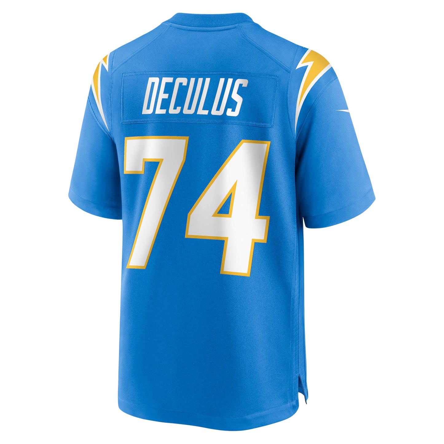 Los Angeles Chargers Austin Deculus Powder Blue Team Game Jersey