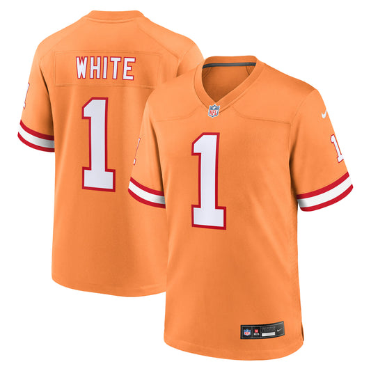 Tampa Bay Buccaneers Rachaad White Orange Alternate Game Jersey