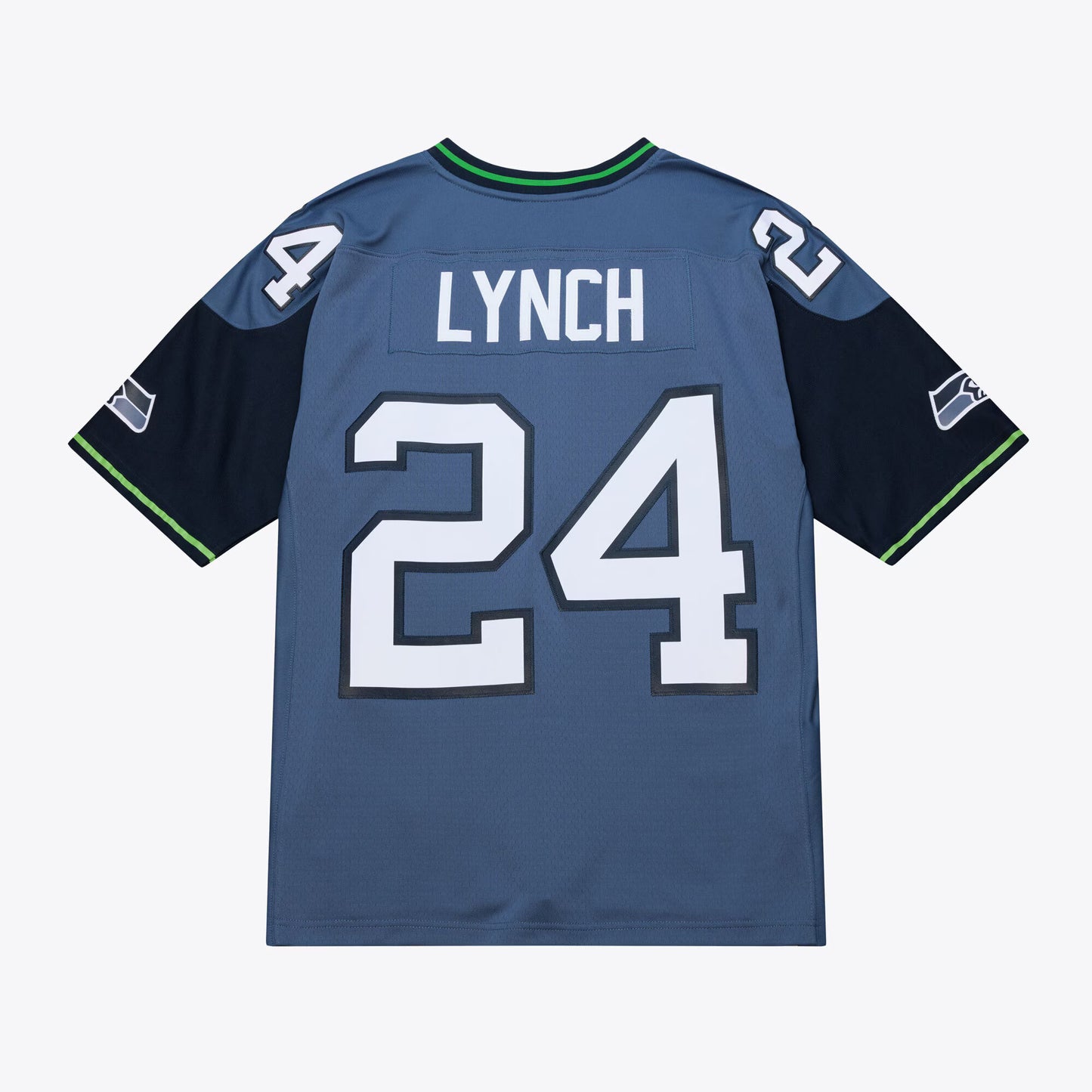 Seattle Seahawks Marshawn Lynch Mitchell & Ness Blue 2010 Legacy Throwback Replica Jersey