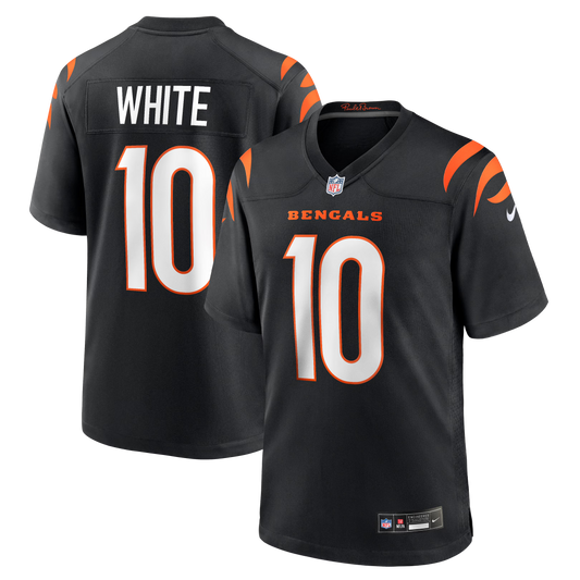 Cincinnati Bengals Mike White Black Team Game Jersey