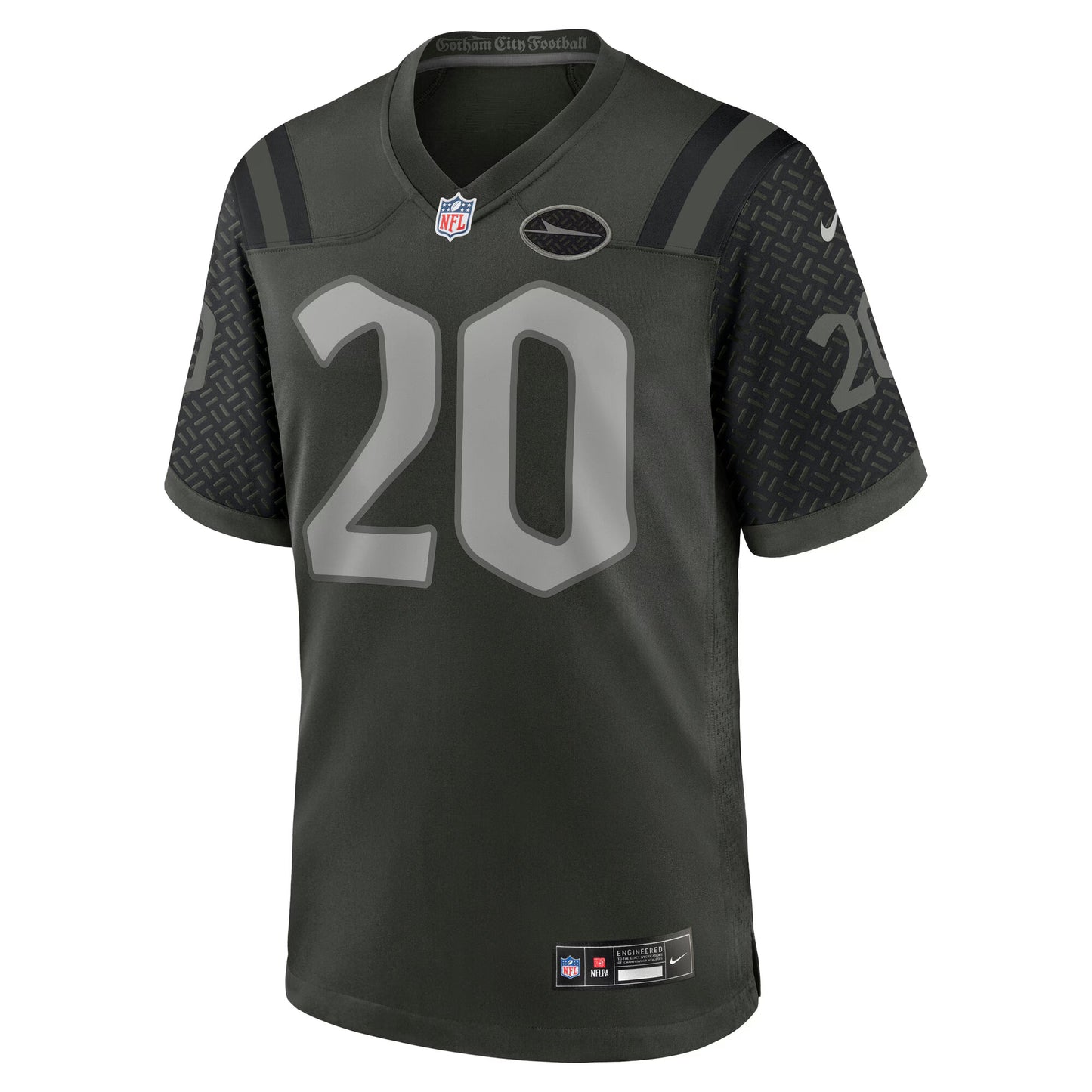 New York Jets Breece Hall Gotham Green 2025 Rivalries Collection Game Jersey