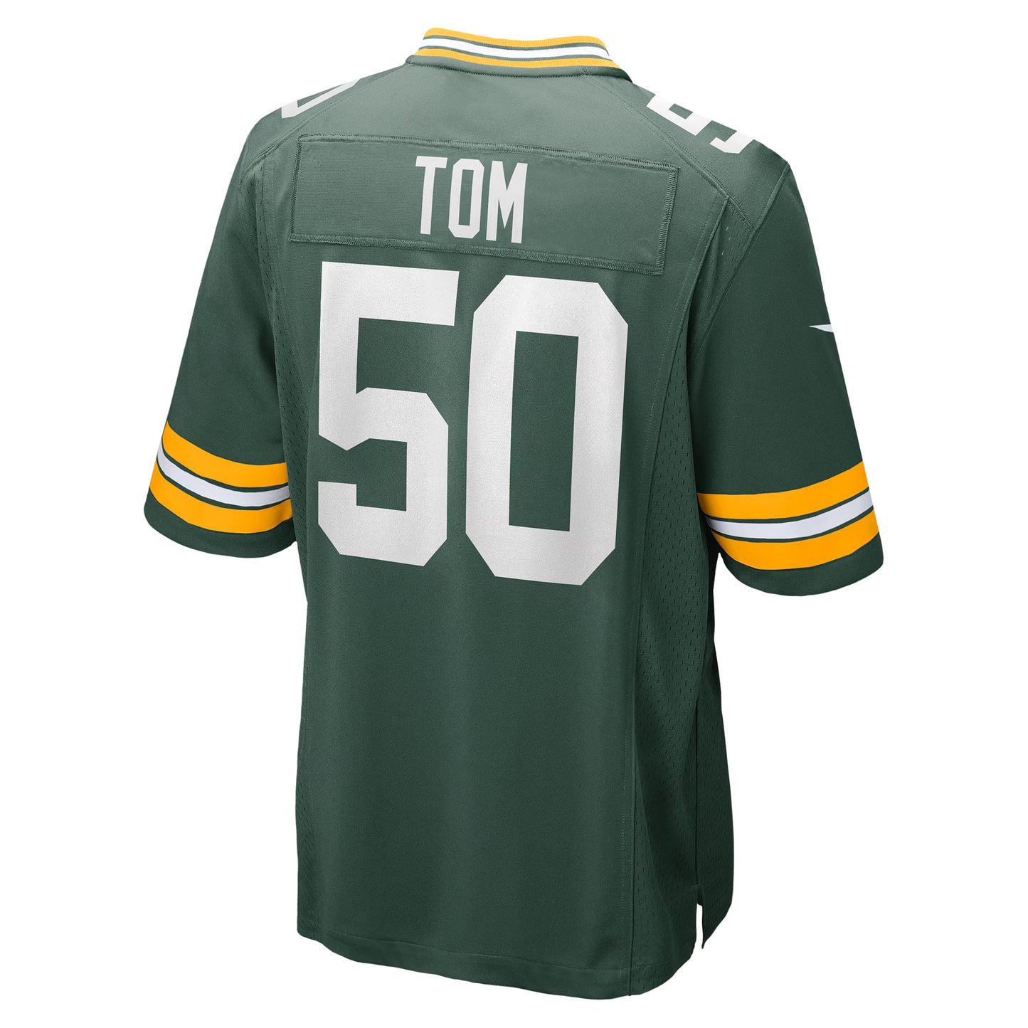 Green Bay Packers Zach Tom Green Game Player Jersey