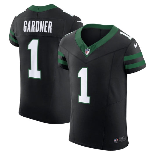 New York Jets Ahmad Sauce Gardner Black Vapor F.U.S.E. Elite Jersey Vapor F.U.S.E. Elite Jersey