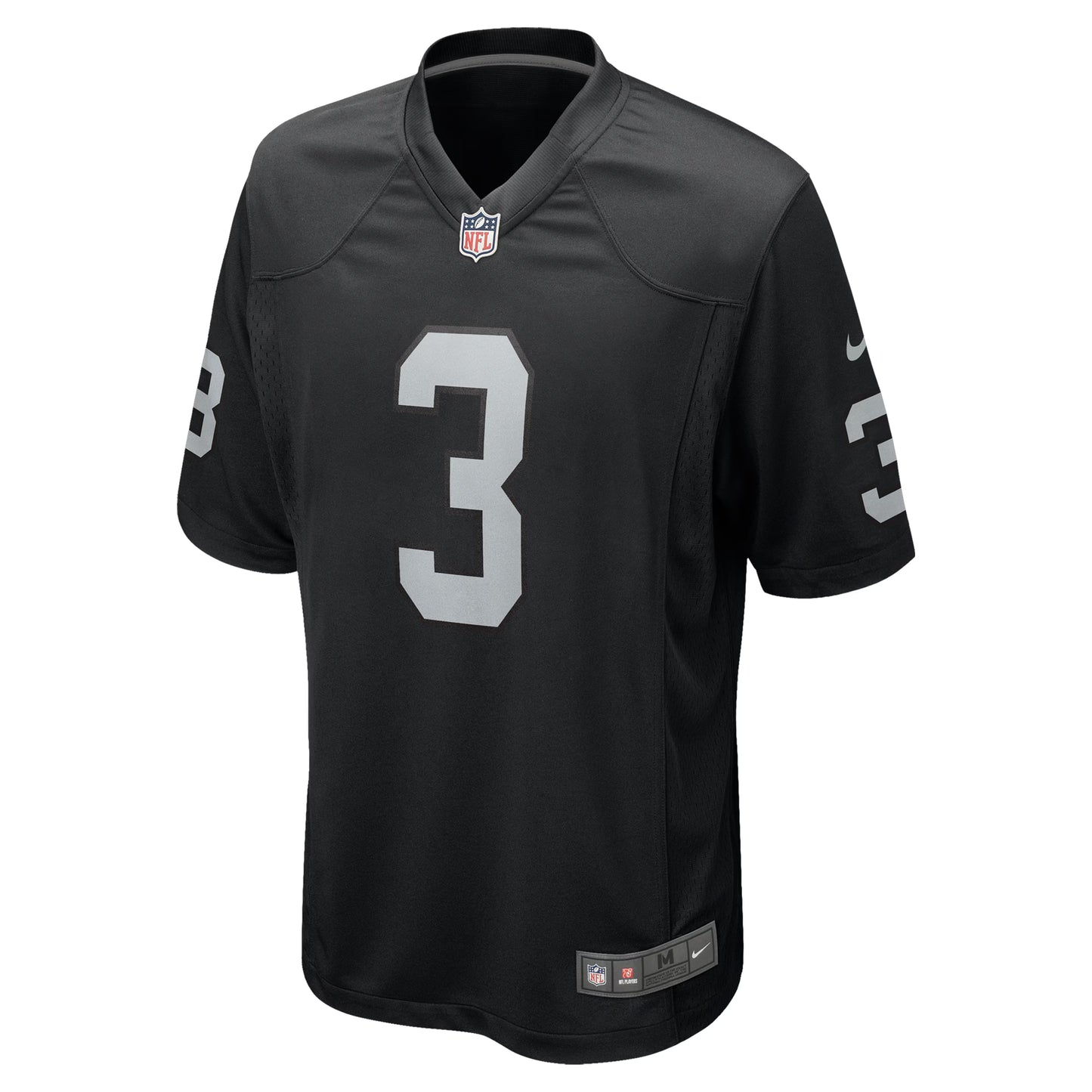 Las Vegas Raiders Zamir White Black Team Game Jersey