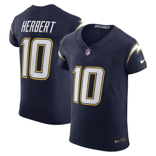 Los Angeles Chargers Justin Herbert Navy Alternate Super Chargers Vapor F.U.S.E. Elite Jersey