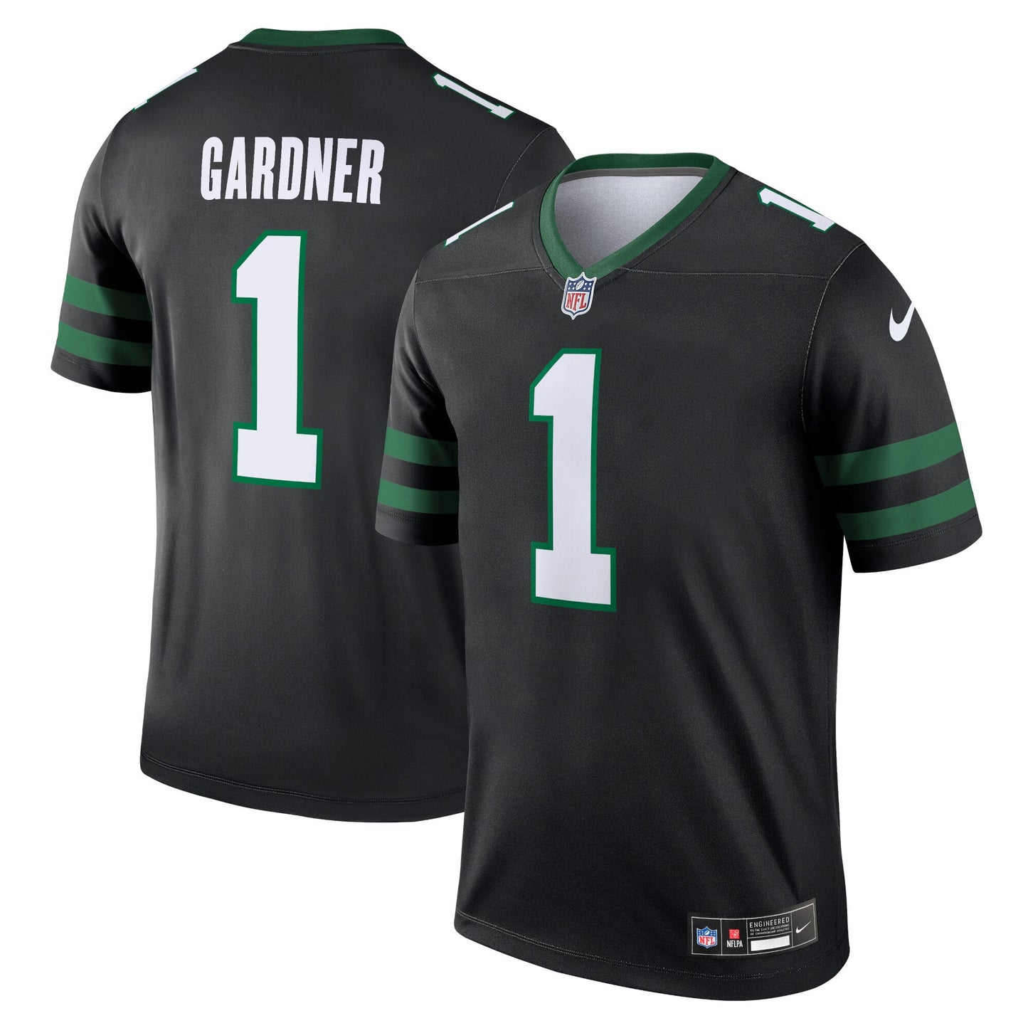 New York Jets Ahmad Sauce Gardner Black Legend Player Performance Top