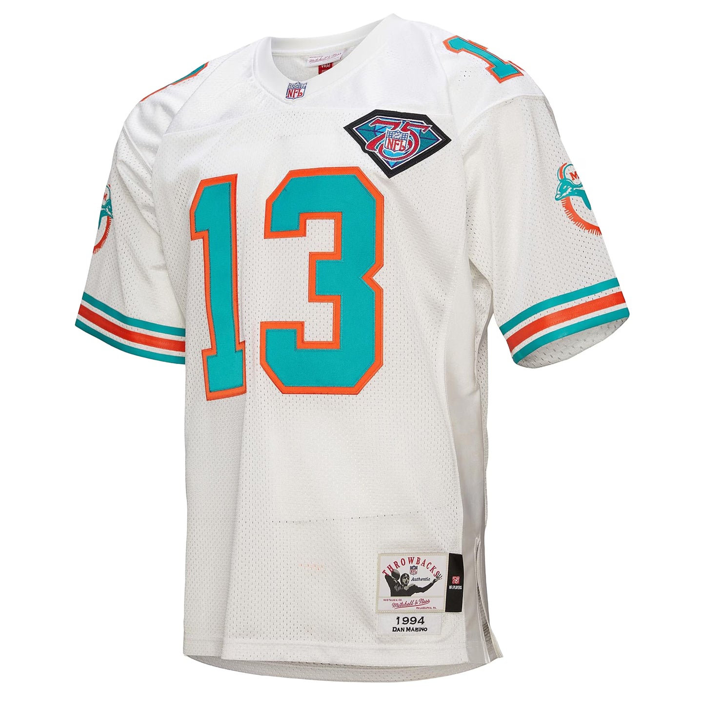 Miami Dolphins 1994 Dan Marino Mitchell & Ness White Authentic Throwback Retired Player Jersey