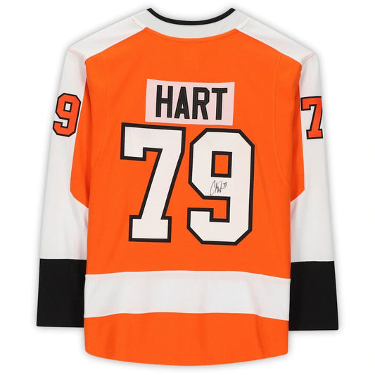 P.Flyers #79 Carter Hart   Breakaway Jersey Orange Stitched American Hockey Jerseys