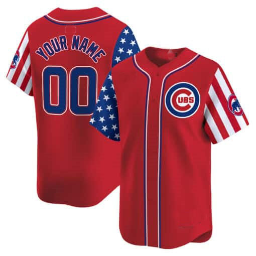 Custom Chicago Cubs 2024 Independence Day Vapor Premier LimitedC All Stitched Baseball Jersey