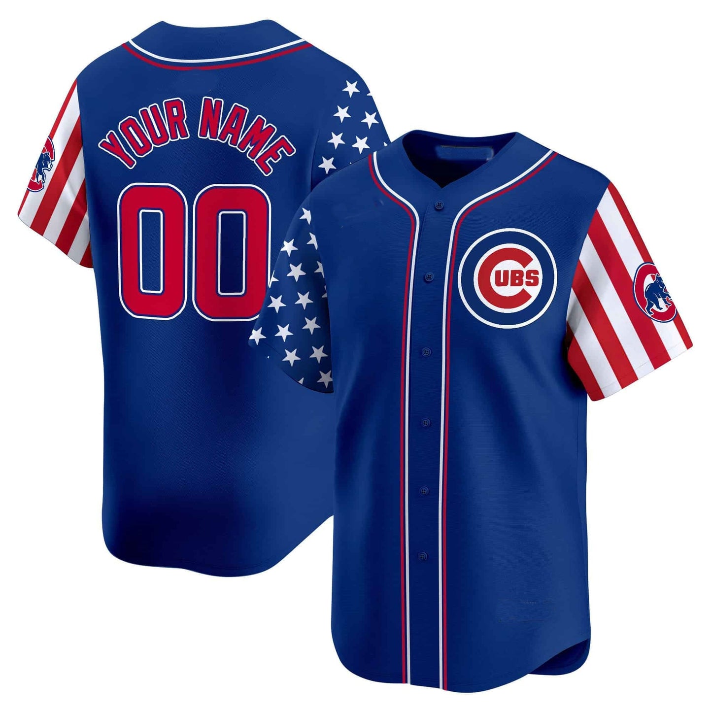 Custom Chicago Cubs 2024 Independence Day Vapor Premier LimitedC All Stitched Baseball Jersey