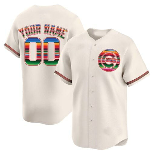 Custom Chicago Cubs Mexico Vapor Premier LimitedC All Stitched Baseball Jersey