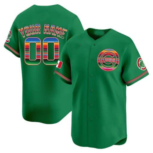 Custom Chicago Cubs Mexico Vapor Premier LimitedC All Stitched Baseball Jersey