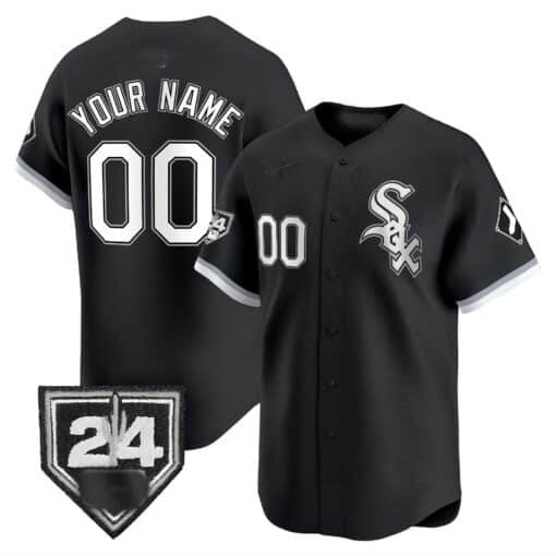 Custom Chicago White Sox 2024 Spring Training Patch Vapor Premier Limited?All Stitched Baseball Jersey
