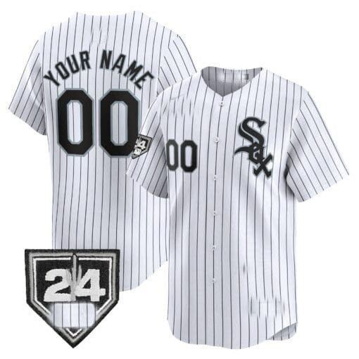 Custom Chicago White Sox 2024 Spring Training Patch Vapor Premier Limited?All Stitched Baseball Jersey